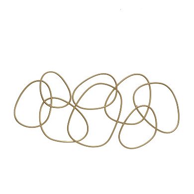 CosmoLiving by Cosmopolitan Pebble Shape Wall Decor