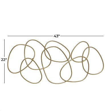 CosmoLiving by Cosmopolitan Pebble Shape Wall Decor