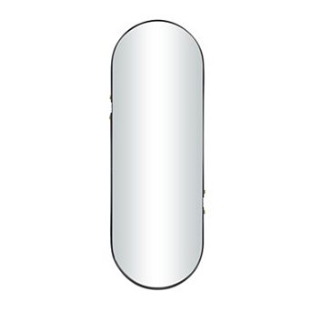 CosmoLiving by Cosmopolitan Pill Shape Oval Wall Mirror