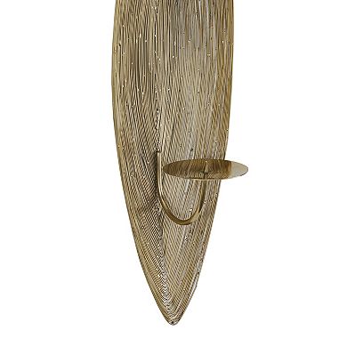 CosmoLiving by Cosmopolitan Geometric Candle Holder Sconce Wall Decor