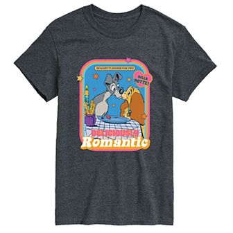 Disney's Lady and the Tramp Big & Tall Romantic Graphic Tee