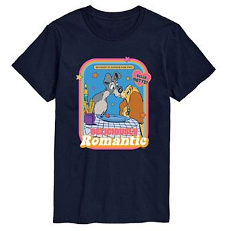 Disney's Lady and the Tramp Big & Tall Romantic Graphic Tee