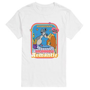 Disney's Lady and the Tramp Big & Tall Romantic Graphic Tee