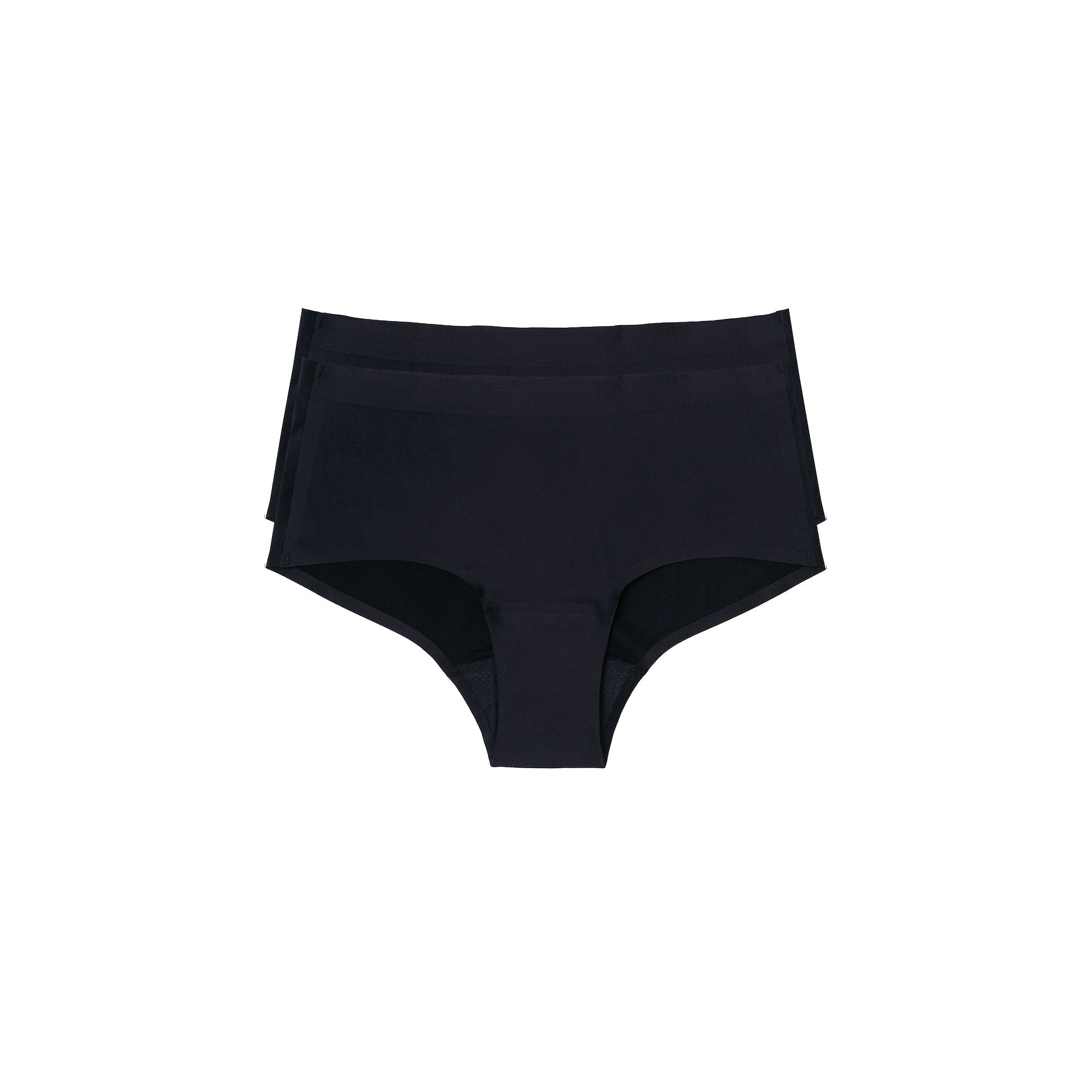 Womens the natural® Leakproof Boyshort Panty 2 Pack 6058, Size: Small, Bl