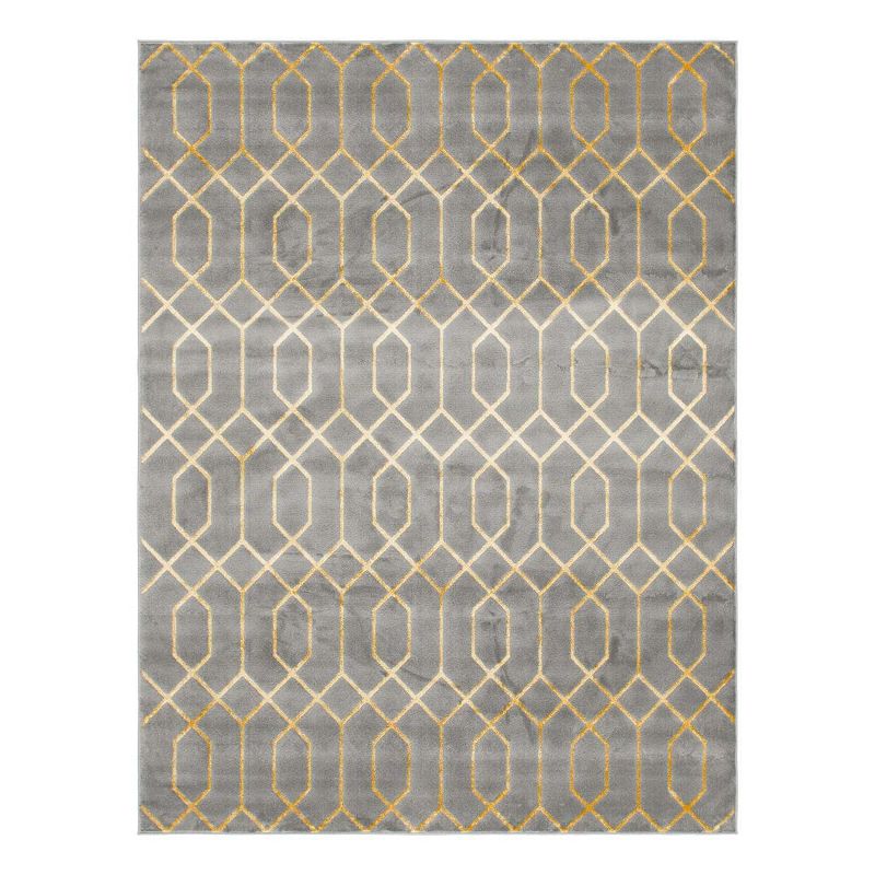 Marilyn Monroe Trellis Glam Rug, Grey, 5X8 Ft