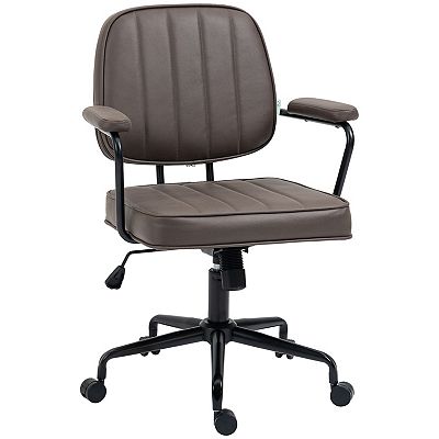 Vinsetto Home Office Chair, Microfiber Computer Desk Chair with