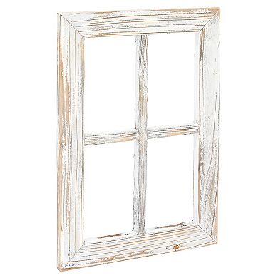 Window Pane Frames And Rustic Wooden Arrows, Farmhouse Decor (4 Piece Set)