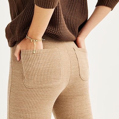 Juniors' SO® High-Rise Knit Flare Pants