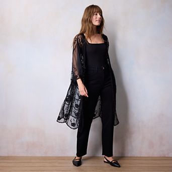 Women's LC Lauren Conrad Lace Duster