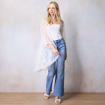 Women's LC Lauren Conrad Lace Duster
