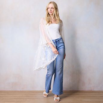 Women's LC Lauren Conrad Lace Duster