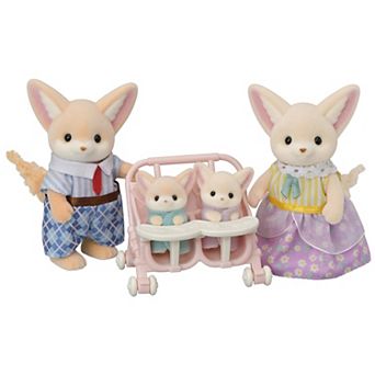 Calico Critters Fennec Fox Family 4 pc Set