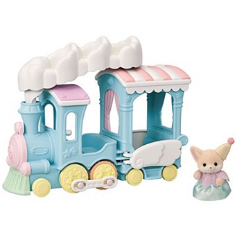 Calico Critters Floating Cloud Rainbow Train Vehicle Set