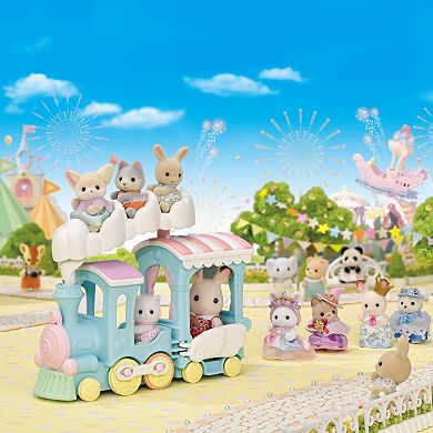Calico Critters Floating Cloud Rainbow Train Vehicle Set