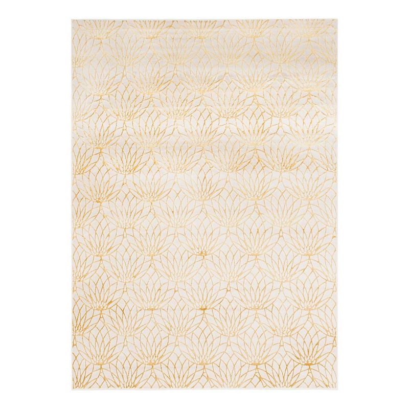 Marilyn Monroe Dahlia Glam Rug, White, 8Ft Sq