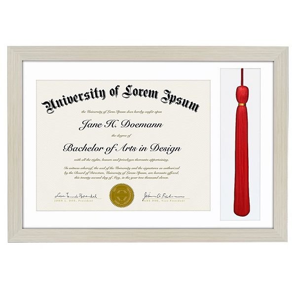 Americanflat Graduate Diploma & Tassel 11" x 16" Frame