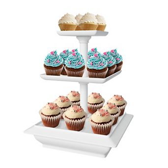 Chef Buddy 3 tier Square Cupcake Stand
