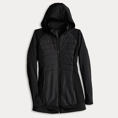 Women's Tek Gear® Long Mixed Media Jacket