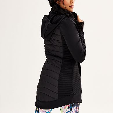 Women's Tek Gear® Long Mixed Media Jacket