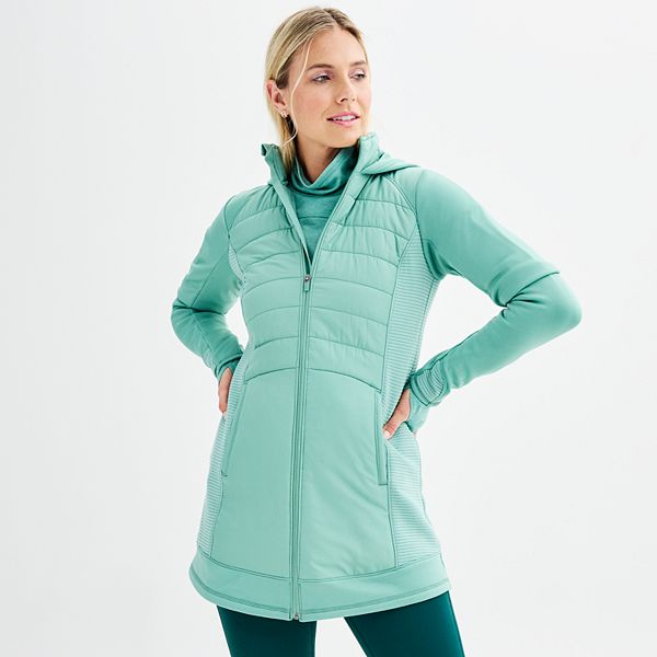 Women's Tek Gear® Long Mixed Media Jacket