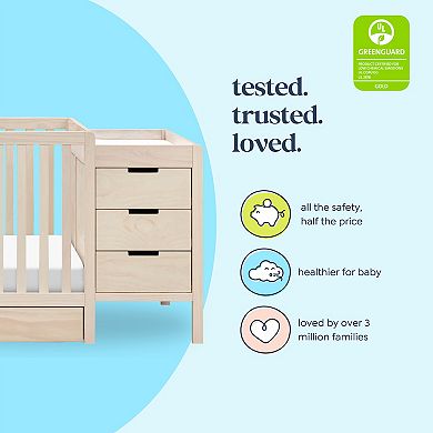 Carter's by DaVinci Colby 4-in-1 Convertible Crib & Changer Combo