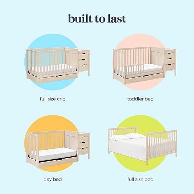 Carter's by DaVinci Colby 4-in-1 Convertible Crib & Changer Combo