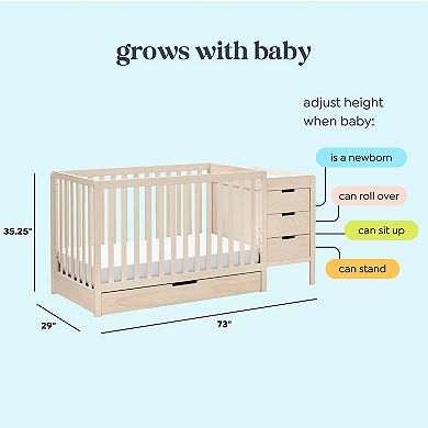 Carter's by DaVinci Colby 4-in-1 Convertible Crib & Changer Combo