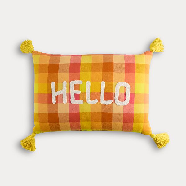 Crayola® X Kohl's Plaid Throw Pillow