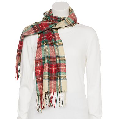Women's Softer Than Cashmere Classic Plaid Scarf