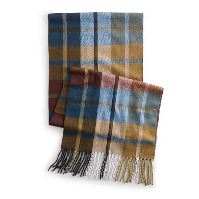 Women's Softer Than Cashmere Colorful Plaid Scarf