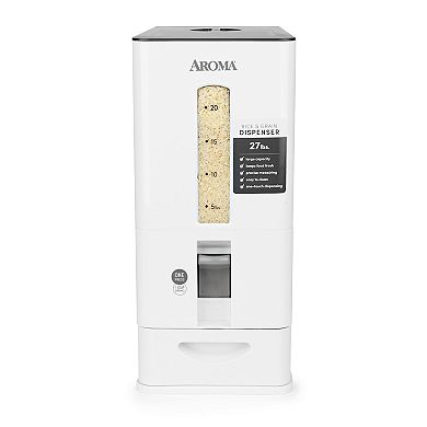 Aroma 27-lb. Rice & Grain Dispenser