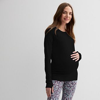 Maternity Tek Gear® Dry Tek Long Sleeve Tee