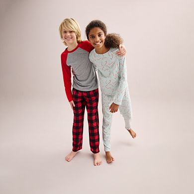Boys 5-20 Sonoma Goods For Life Raglan Top & Bottoms Pajama Set in Regular & Husky