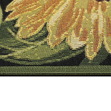 Liora Manne Marina Sunflowers Indoor Outdoor Rug