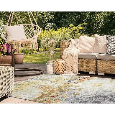 Liora Manne Marina Abstract Indoor Outdoor Rug