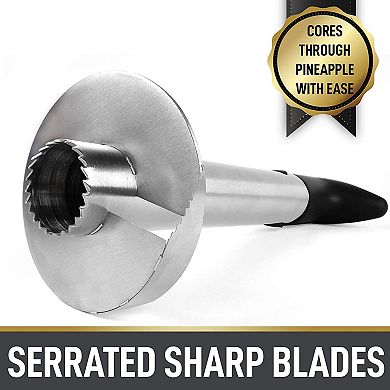 Zulay Kitchen Pineapple Corer and Slicer Tool