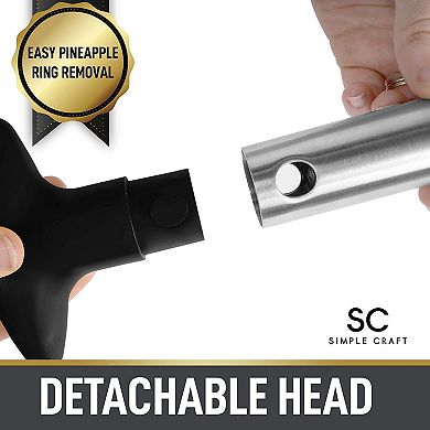 Zulay Kitchen Pineapple Corer and Slicer Tool