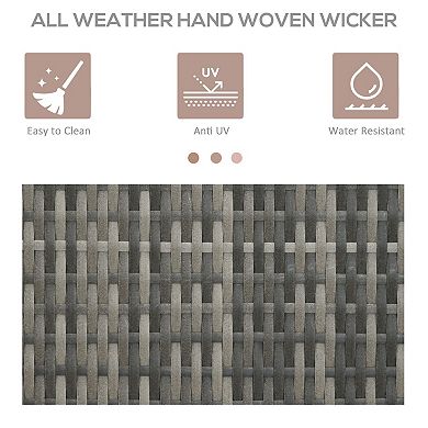 Waterproof Pool Storage, Valet Towel Rack, 2 Shelf Organizer Drawer, Gray