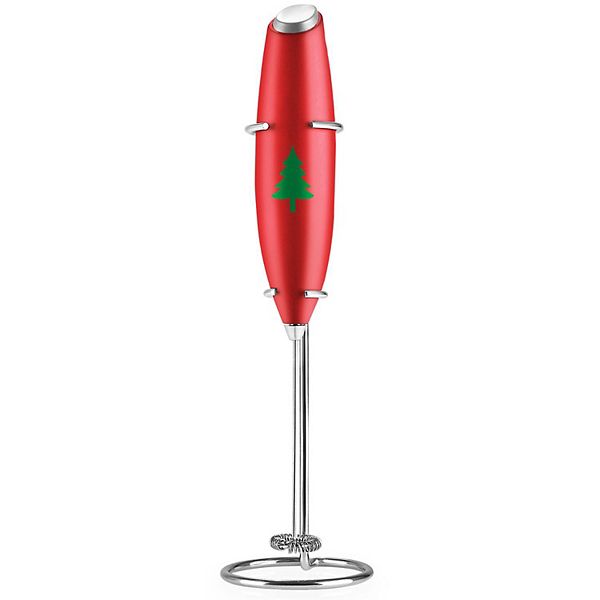 Christmas Edition Milk Frother With Stand
