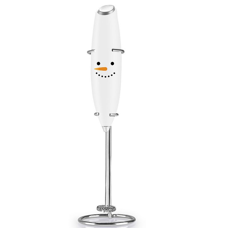 Zulay Kitchen Milk Frother With Stand (Christmas Edition) Snowman, 1 -  Kroger