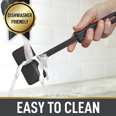 Zulay Kitchen Premium Meat Masher, Ground Beef Masher, & Hamburger Chopper Utensil