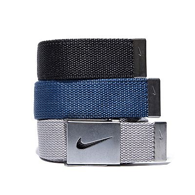 Men s Nike 3 Pack 38 mm Webbed Belts