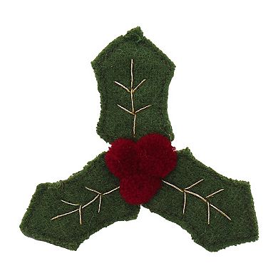 St. Nicholas Square® Holly Napkin Ring