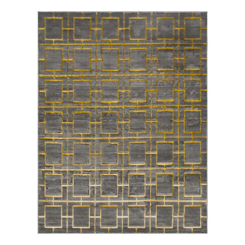 Marilyn Monroe Deco Glam Rug, Grey, 8Ft Sq