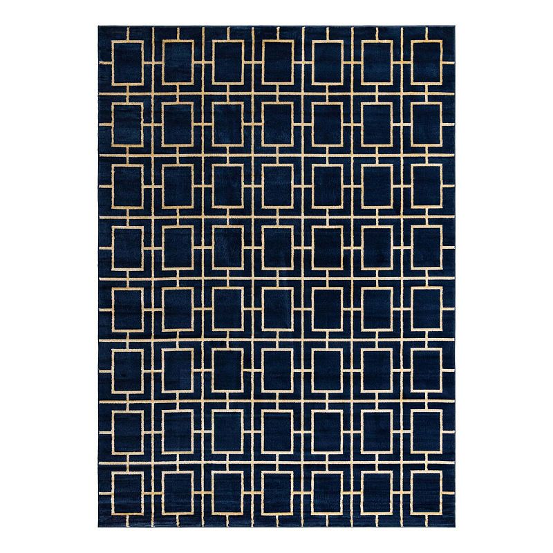 Marilyn Monroe Deco Glam Rug, Blue, 8X10 Ft