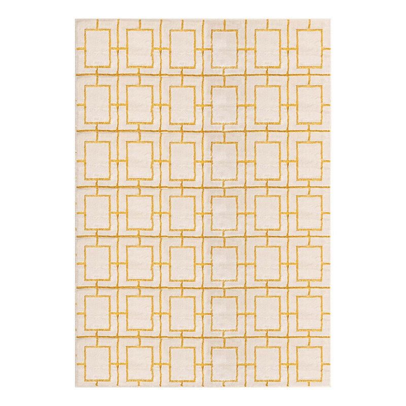 Marilyn Monroe Deco Glam Rug, White, 5X8FT OVAL