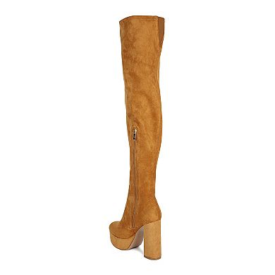 London Rag Bubble Women's Thigh-High Boots