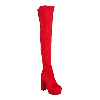 London Rag Bubble Women's Thigh-High Boots