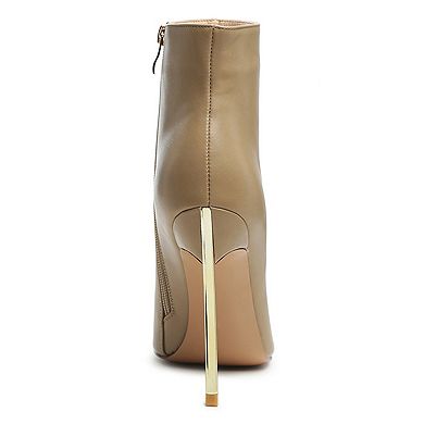 London Rag Siren She Women's Patent Stiletto Boots