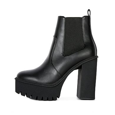 London Rag Women's Shasha Platform Chelsea Boots